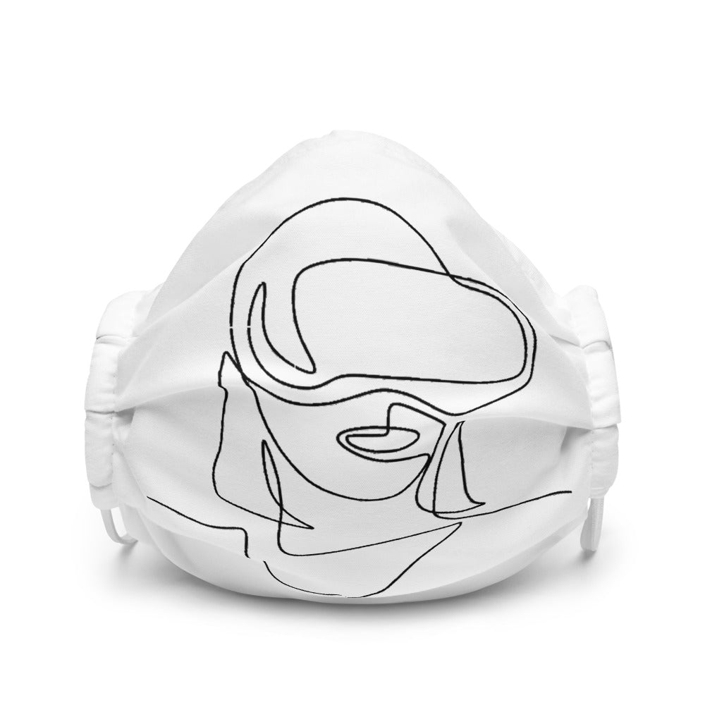 VR Girl Premium face mask