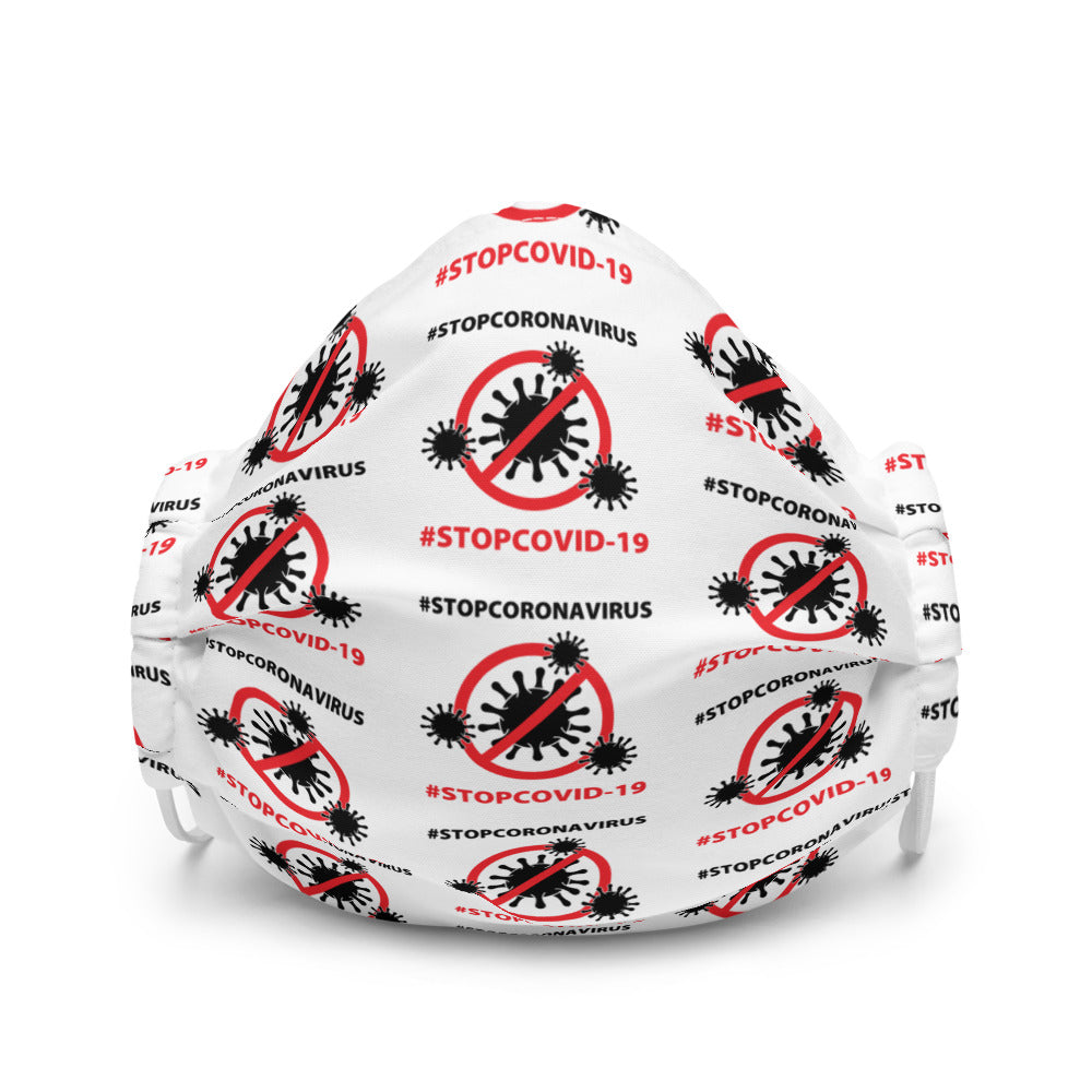 #Stopcoronavirus Premium face mask (Pattern)