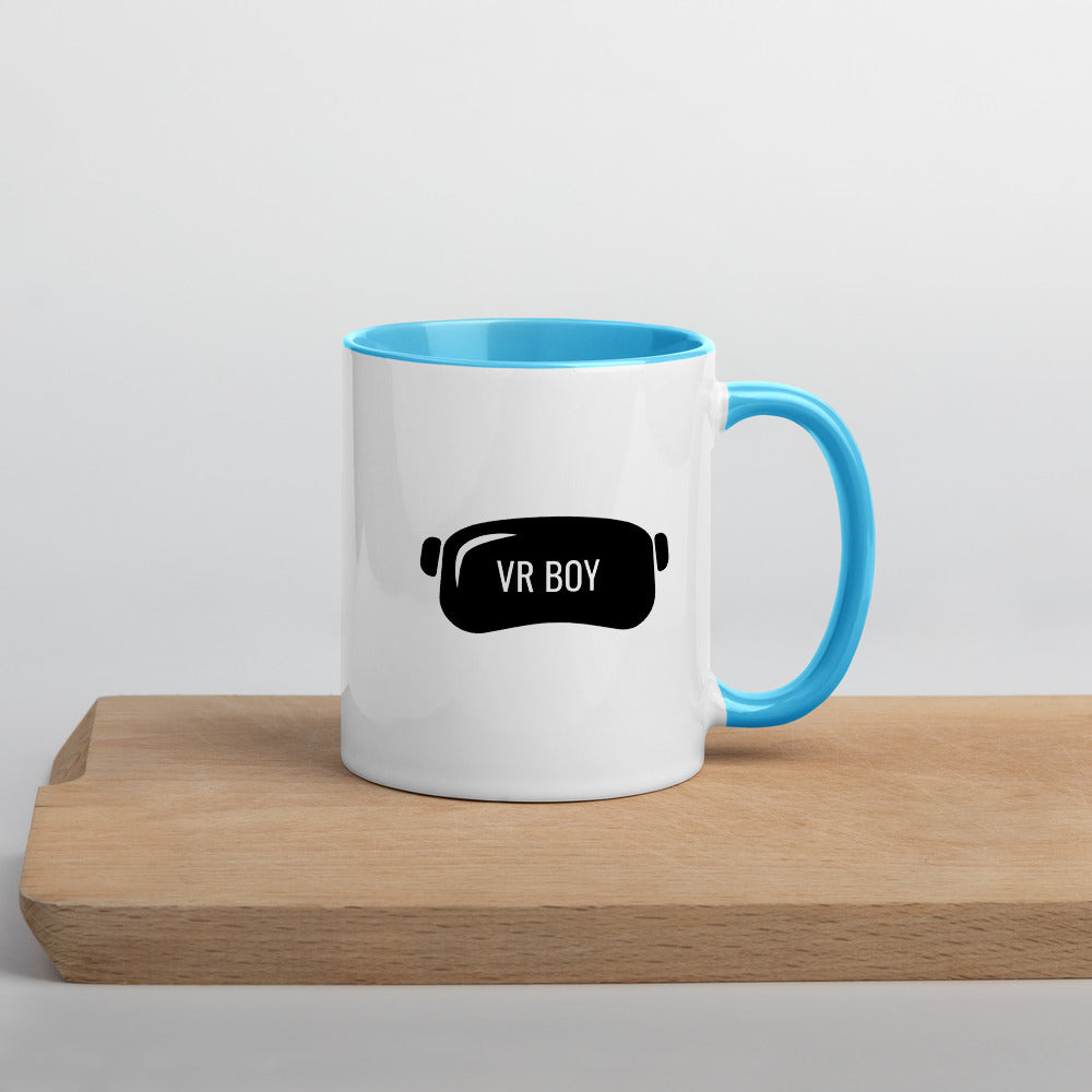 VR Boy Mug with Color Inside