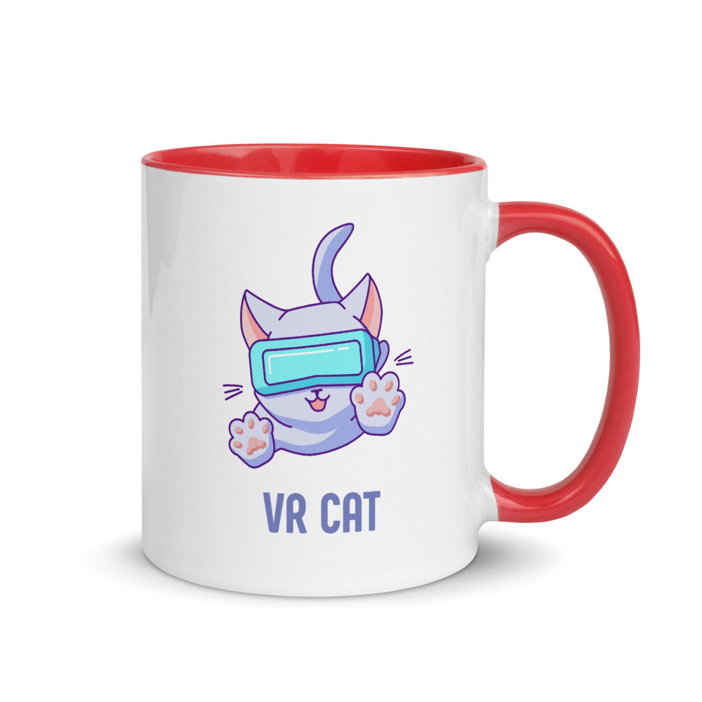 VR Cat Mug with Color Inside