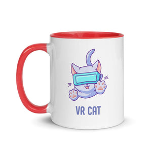 VR Cat Mug with Color Inside