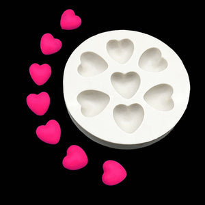 Lip Heart LOVE Shapes Silicone Mold