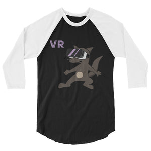 VR Pup 3/4 sleeve raglan shirt